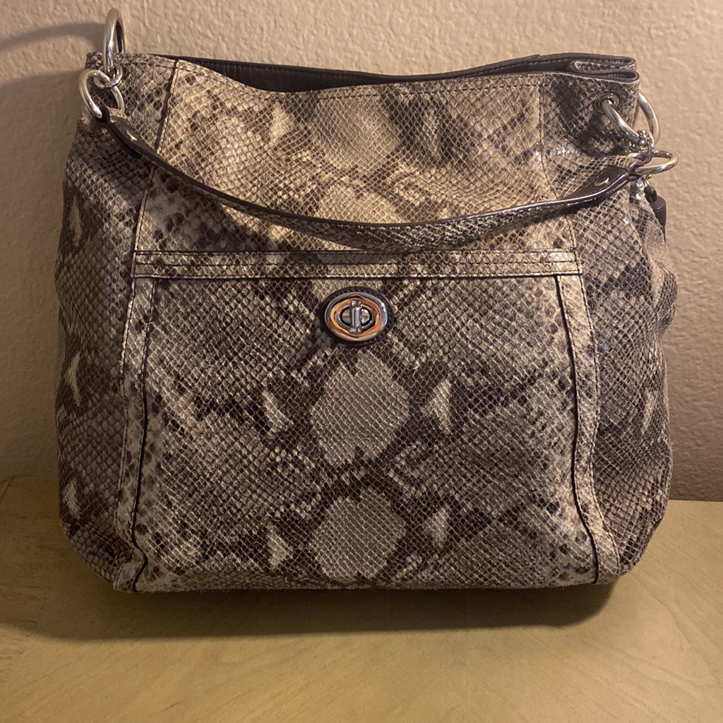 Coach Park Python Hobo
